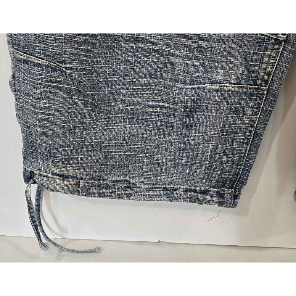 Tuff Designs Womens Capri Jeans‎ Sz 46 Drawstring Cuff - Picture 4 of 9